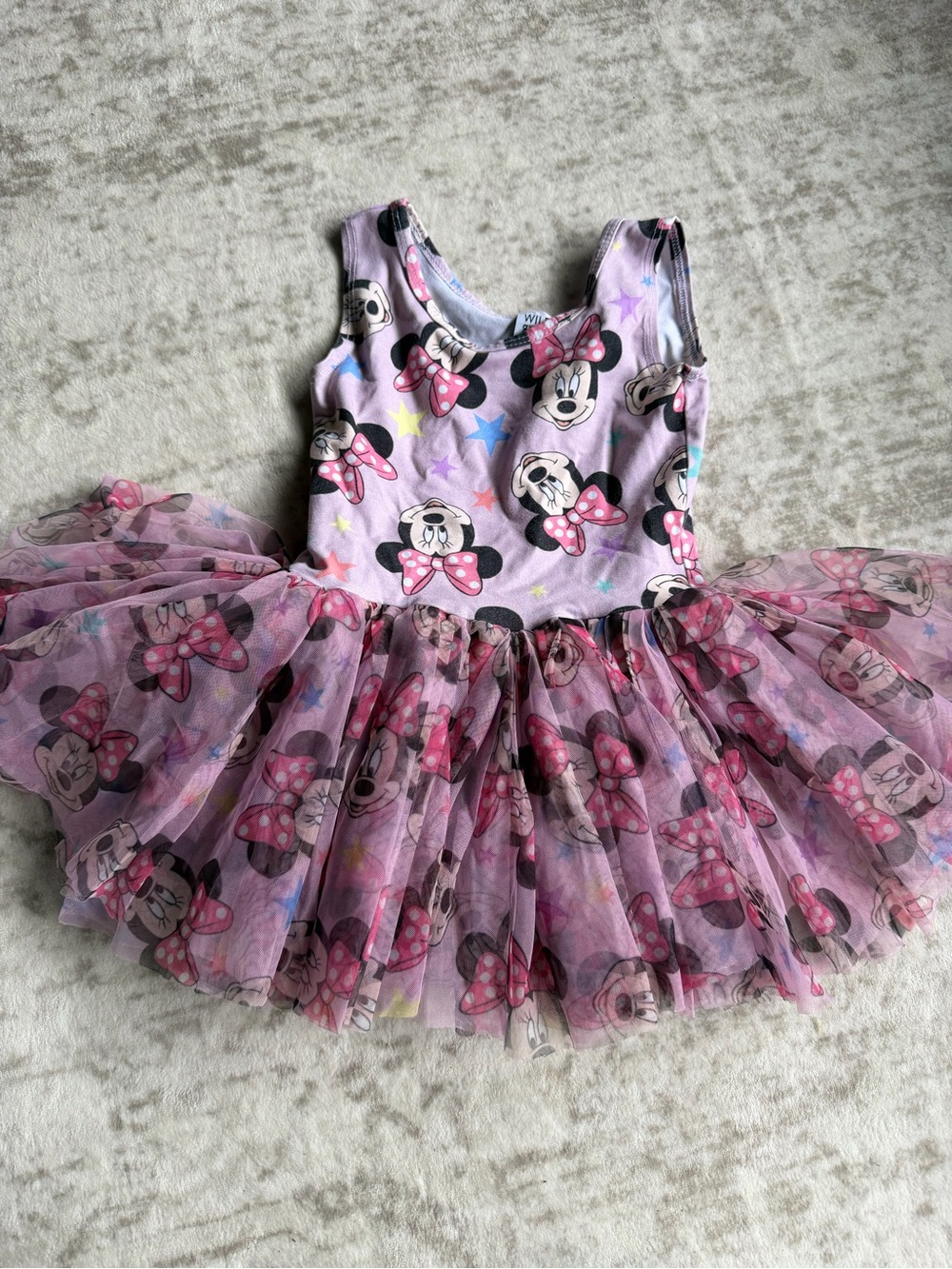 Wild Rich Kids Minnie Mouse Pink Tulle Tutu Dress